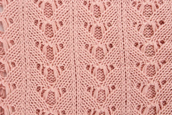 Ανοιχτό ροζ μαλακό υφασμάτινη υφή χειμερινό φόντο — Φωτογραφία Αρχείου