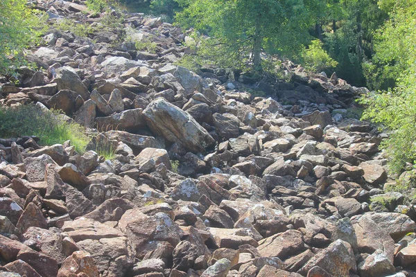 Stony ground in mountain — Stock Photo, Image