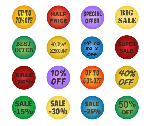 Balls Promotional Offers Seasonal Holiday Sale Suitable Discount Cards Advertisement — Stock Vector