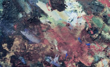 Tuval üzerine yağlı boya doku etkisi. Çizim için kullanılan sanatçının palette canlı akrilik boya. Renkli arka plan. Resim yazdırma, web tasarım ve tasarım diğer unsurları için uygundur..