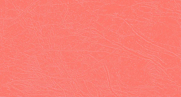 Texture de peau colorée, fond en cuir naturel ou faux, cuir rouge clair, couleur à la mode de Living Coral . — Image vectorielle