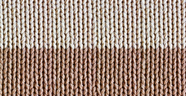 Texture de tissu de laine tricoté, tissu de laine, pull tricot chaud rayé . — Photo