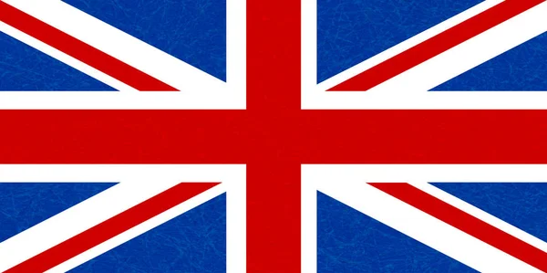 Гранж-флаг Великобритании, Великобритании. Изолированный английский баннер с поцарапанными текстурами, винтаж. Векторная икона флага Англии . — стоковый вектор