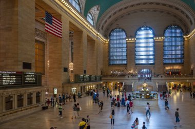 New York City, Amerika Birleşik Devletleri - 6 Haziran 2010: Grand Central Terminali, New York şehri, ABD Ana salonunun görünümünü.