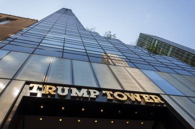 New York City, Amerika Birleşik Devletleri - 6 Haziran 2010: Trump Tower City New York, ABD cephe.