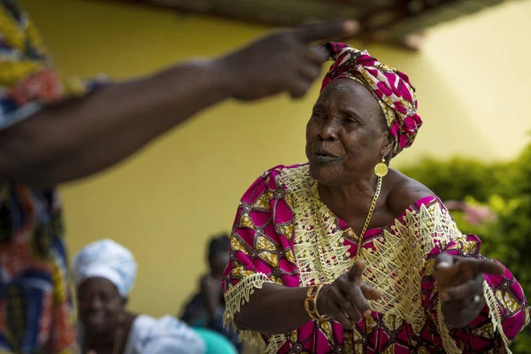 Bissau Republik Guinea Bissau Januar 2018 Frauen Singen Und Tanzen — Stockfoto