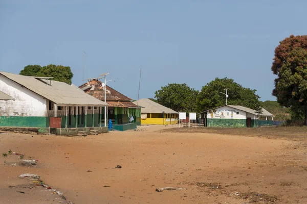 Остров Оранго Гвинея Бисау Февраля 2018 Года Вид Деревню Этикога — стоковое фото