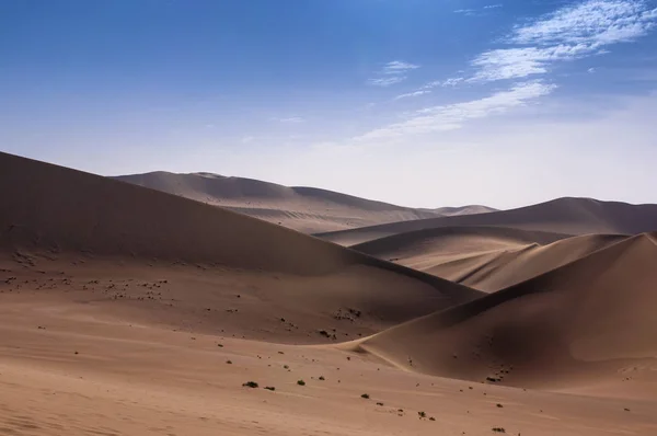 Las Dunas Arena Montaña Echoing Sand Cerca Ciudad Dunhuang Provincia — Foto de Stock