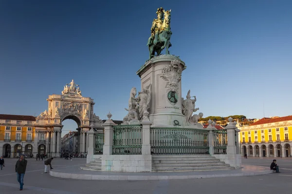 Lisboa Portugal Noviembre 2011 Vista Praca Comercio Ciudad Lisboa Portugal — Foto de Stock