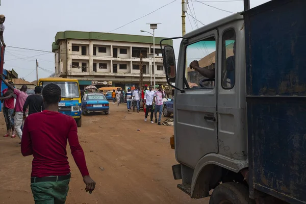 Bissau Republiek Guinee Bissau Februari 2018 Street Scene Stad Van — Stockfoto