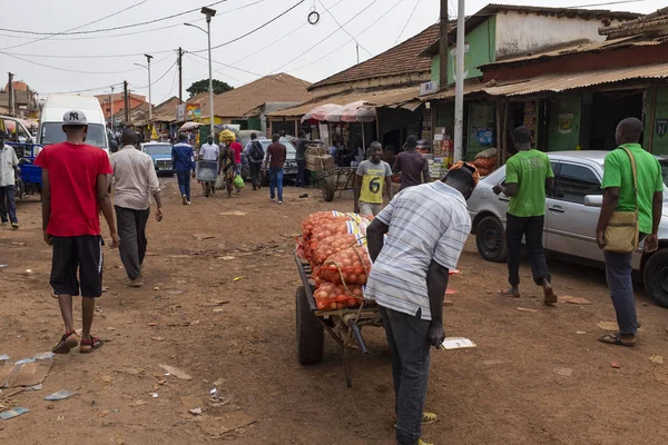 Bissau Republik Guinea Bissau Februar 2018 Straßenszene Der Stadt Bissau — Stockfoto