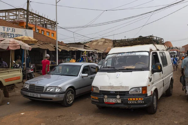 Bissau Republiek Guinee Bissau Februari 2018 Street Scene Stad Van — Stockfoto