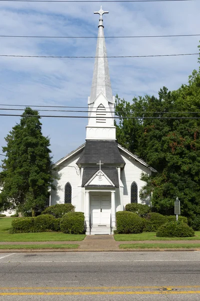 Rosedale Mississippi Usa Giugno 2014 Facciata Della Grace Episcopal Church — Foto Stock
