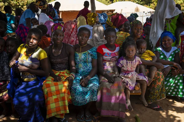 Region Gabu Republik Guinea Bissau Februar 2018 Gruppe Von Frauen — Stockfoto