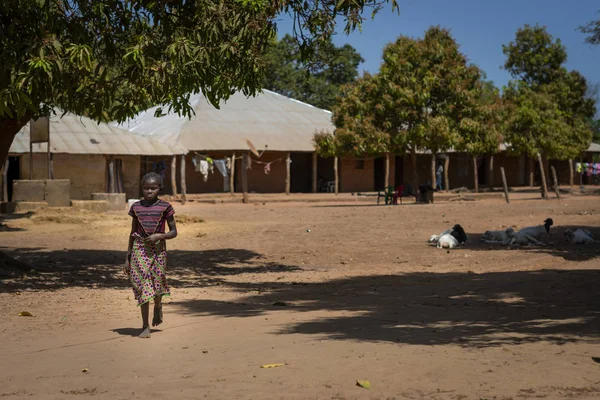 Gabu Region Republik Guinea Bissau Februar 2018 Ein Junges Mädchen — Stockfoto