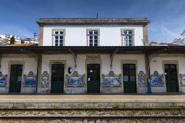 Pinhao Portugal Maart 2019 Het Treinstation Pinhao Het Dorp Pinhao — Stockfoto