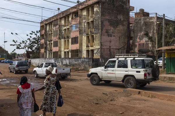 Bissau Republik Guinea Bissau Februar 2018 Straßenszene Der Stadt Bissau — Stockfoto