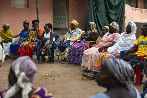 Bissau Republik Guinea Bissau Februar 2018 Gruppe Von Frauen Bei — Stockfoto