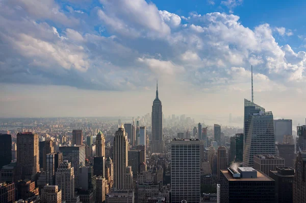 New York City Usa Czerwca 2010 Widok Panoramę Manhattanu Nowym — Zdjęcie stockowe