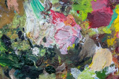 Parlak yağlı boya paletinin arkaplan resmi