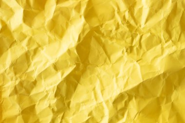 Paket zarf kağıdı dokusu. Sarı kağıt dokusu. Üst görünüm posta karton paket arkaplanı