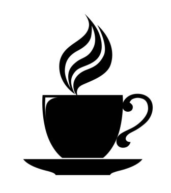 vektör fincan sıcak bir içecek ile çizim