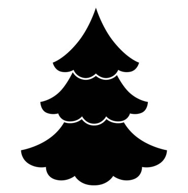 Noel ağacı. Vektör soyut çizim