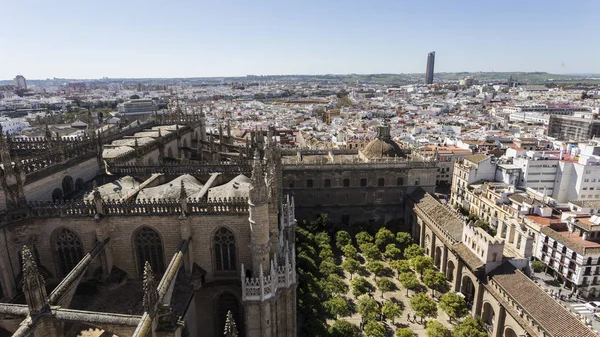 Kilátás Sevilla város — Stock Fotó