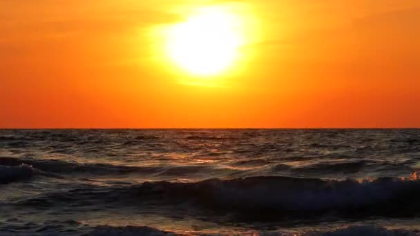 Bunte Meer Insel Strand Sonnenaufgang Video in 4k