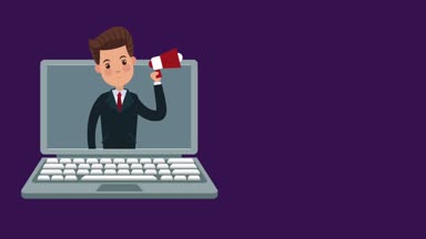 Online reklam--dan laptop