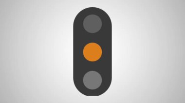 Trafik ışığı Hd animasyon değiştirme