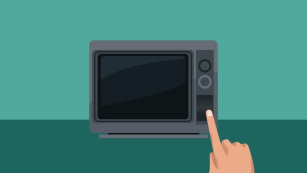 Televizyonda konuşan işadamı — Stok video