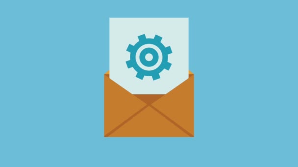 Email service de support animation HD — Video