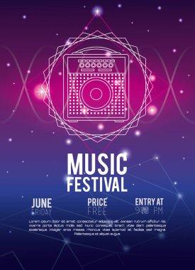 Festival müzik el ilanı