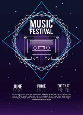 Festival müzik el ilanı