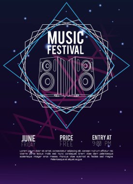 Festival müzik el ilanı