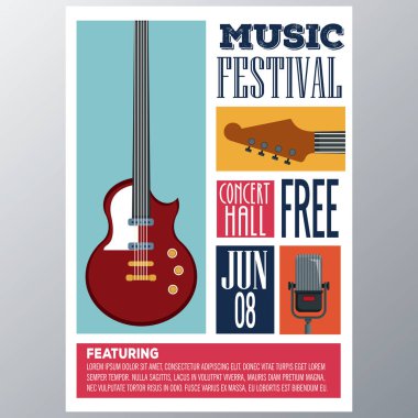 Festival müzik el ilanı