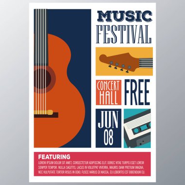 Festival müzik el ilanı