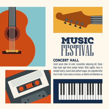 Festival müzik el ilanı