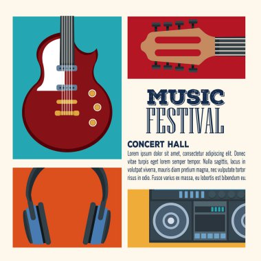 Festival müzik el ilanı