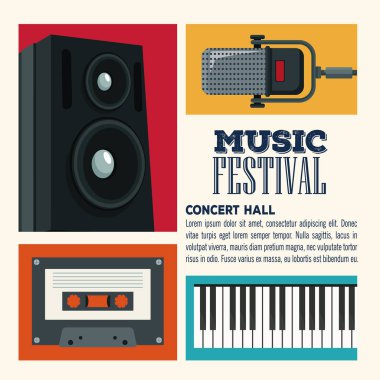 Festival müzik el ilanı