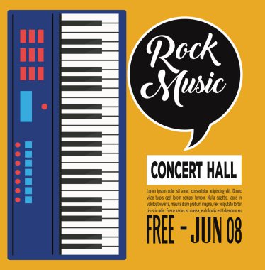 Festival müzik el ilanı