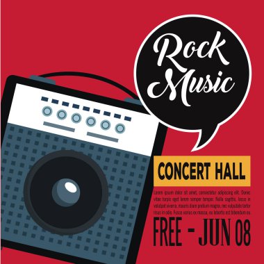 Festival müzik el ilanı