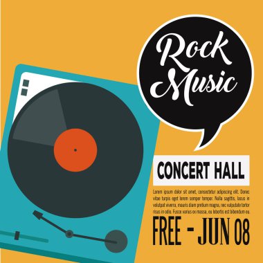 Festival müzik el ilanı