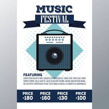 Festival müzik el ilanı