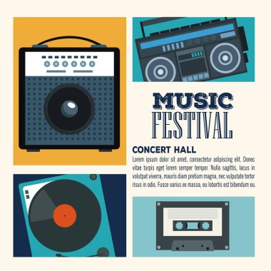 Festival müzik el ilanı