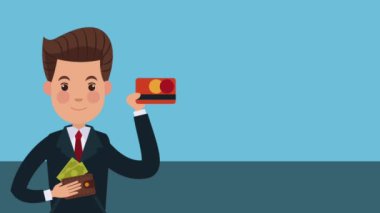 İşadamı satın Hd animasyon depolamak