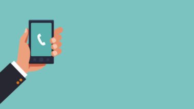 Müşteri hizmeti ve çağrı merkezi Hd animasyon