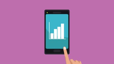 İş ve smartphone Hd animasyon