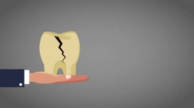 Diş diş ve hijyen Hd animasyon